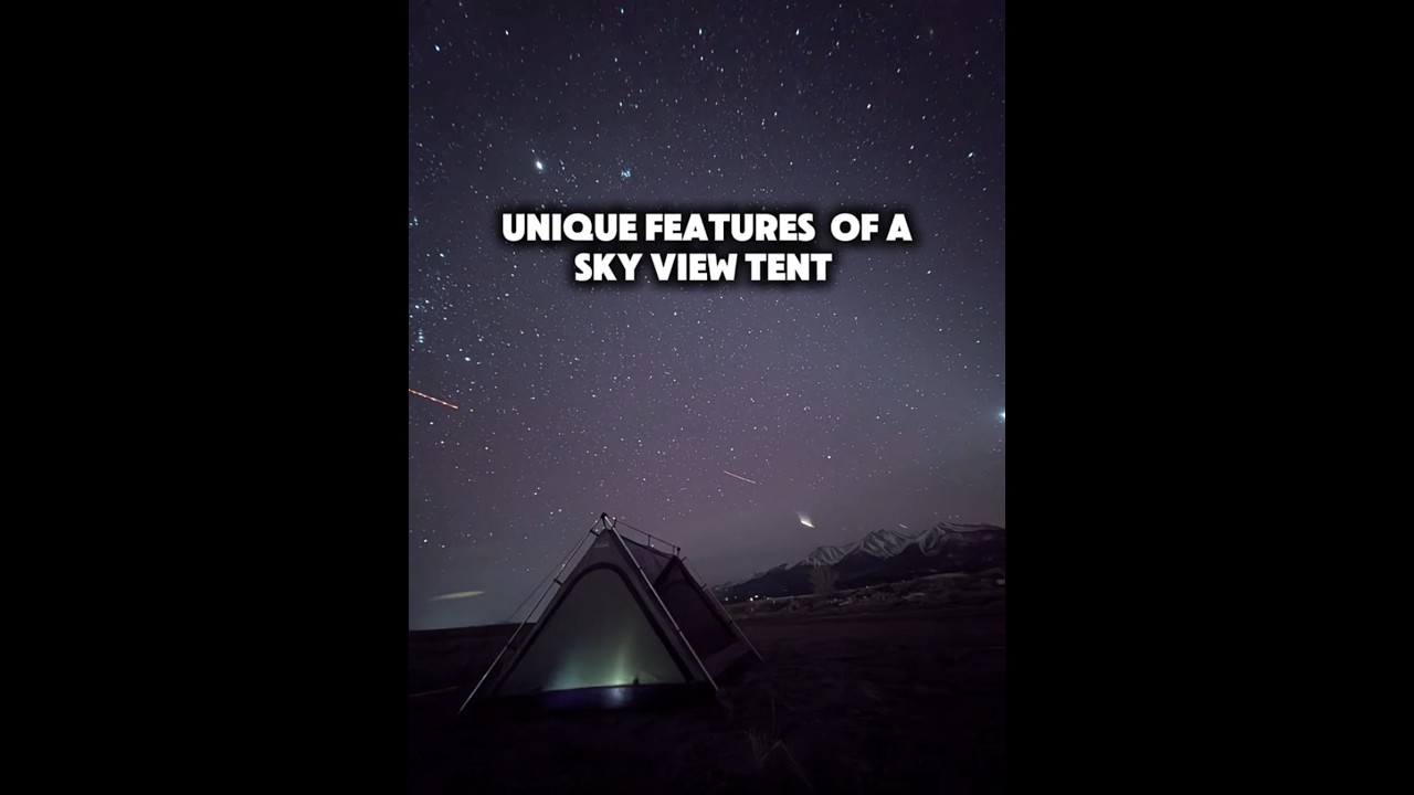 What makes our stargazing tents so special?! #stargazing #astronomy #camping #astrophotography