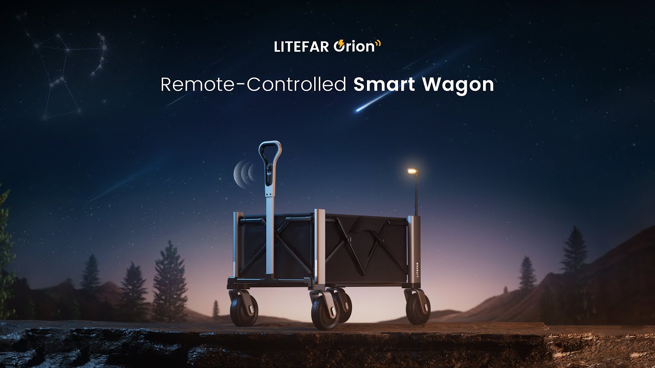 Introducing LITEFAR Orion: The Portable Smart Wagon with Remote Control
