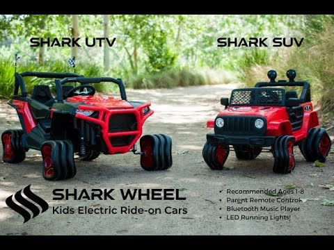 Shark Powered Kids Ride On Cars