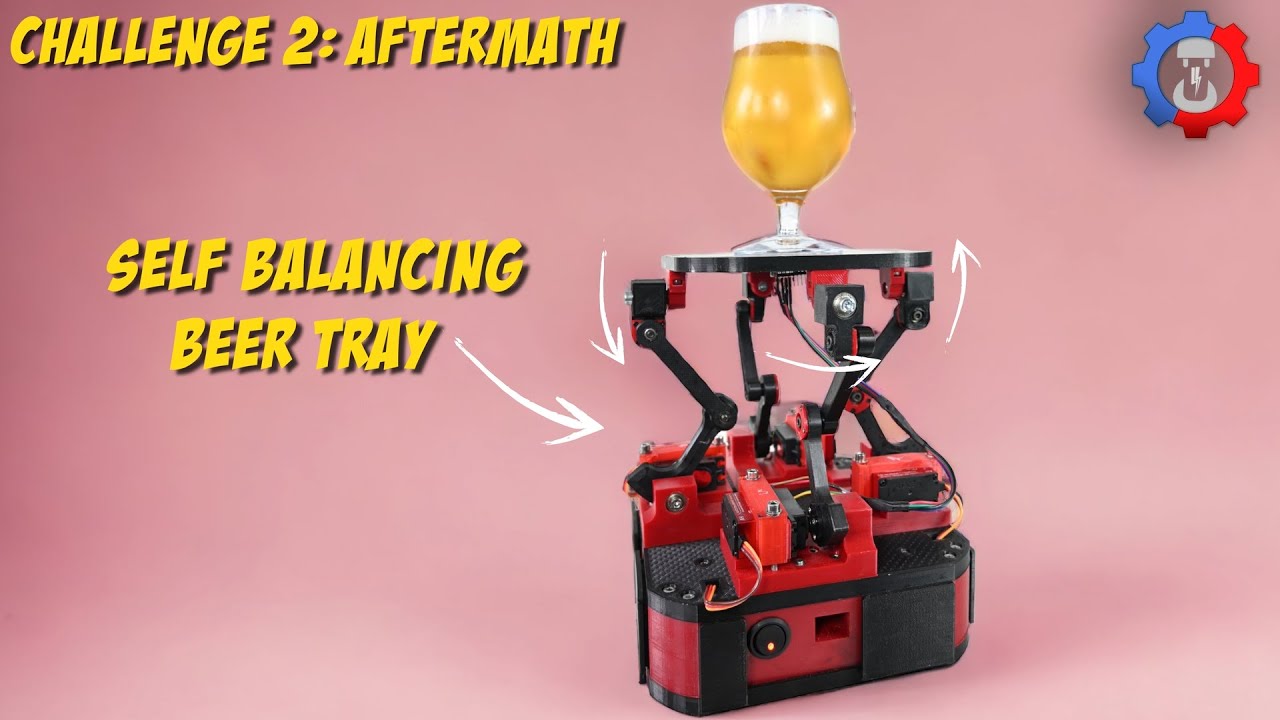 The Beer Tray: a self balancing tray.