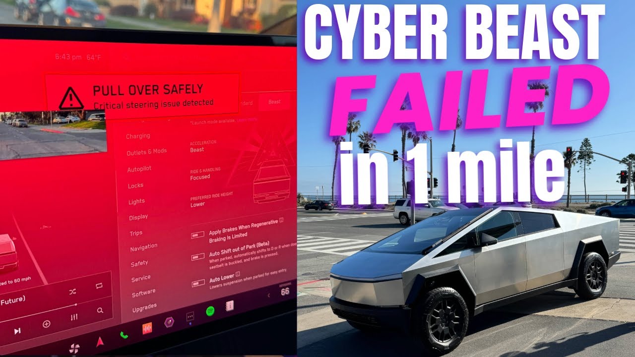 How my Tesla CyberBeast Failed Under 1 Mile