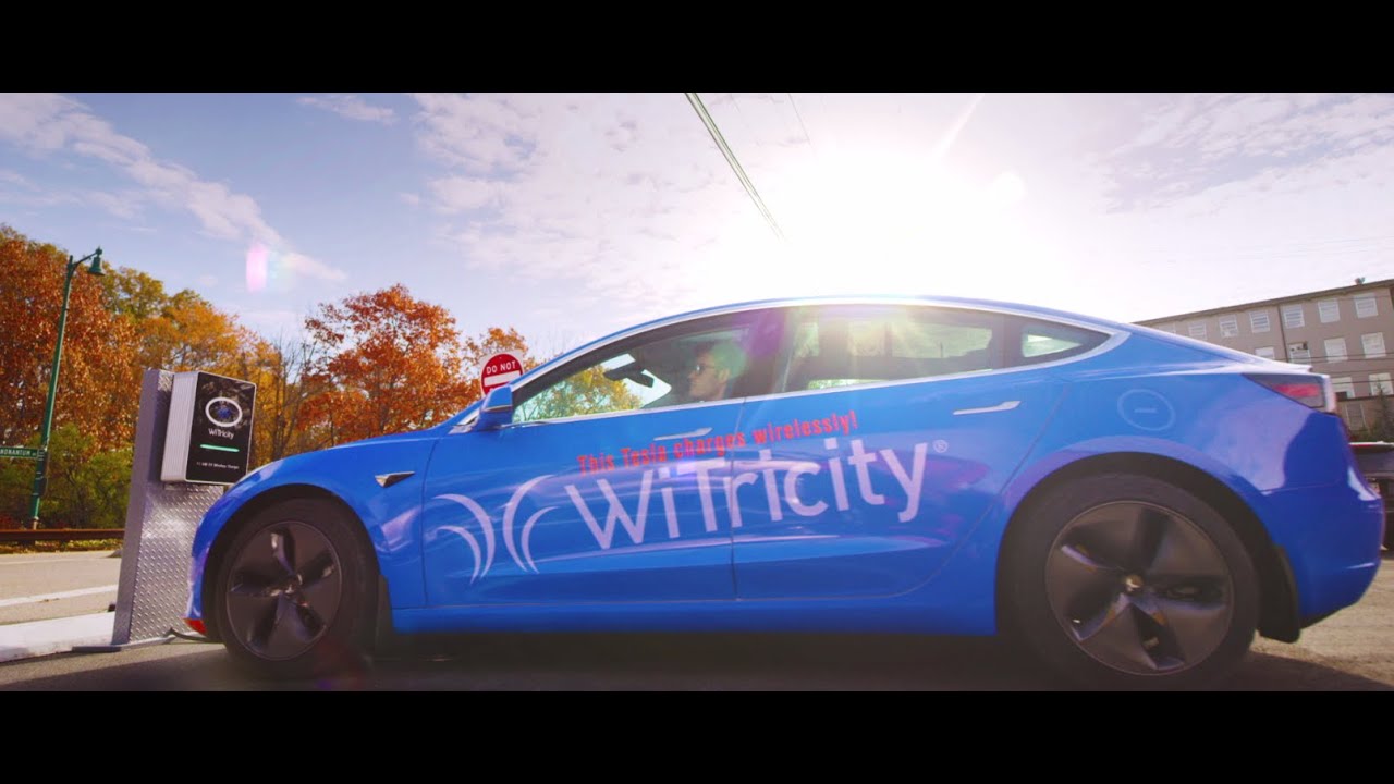 This Tesla Charges Wirelessly!