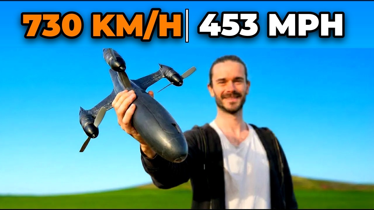 The Fastest Drone Ever Flown (And It Almost Didn't Survive)