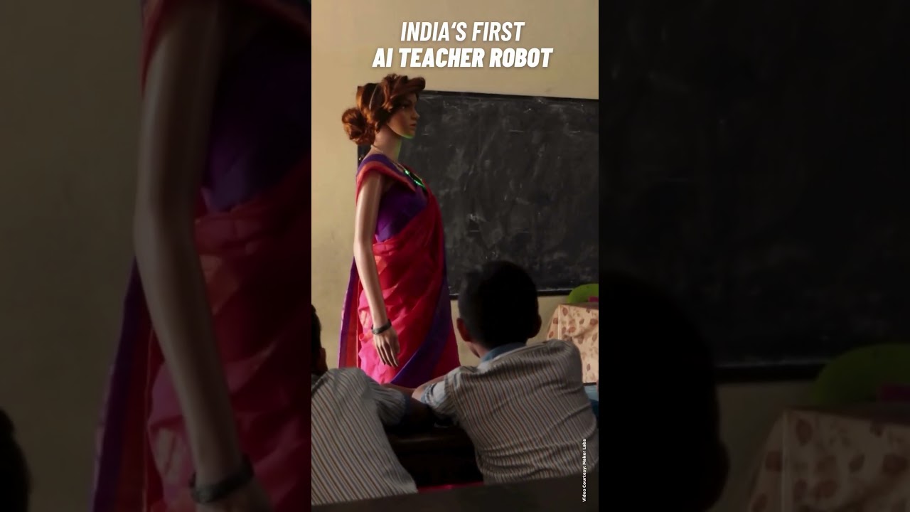 India's first AI Robot Teacher #ai #artificialintelligence