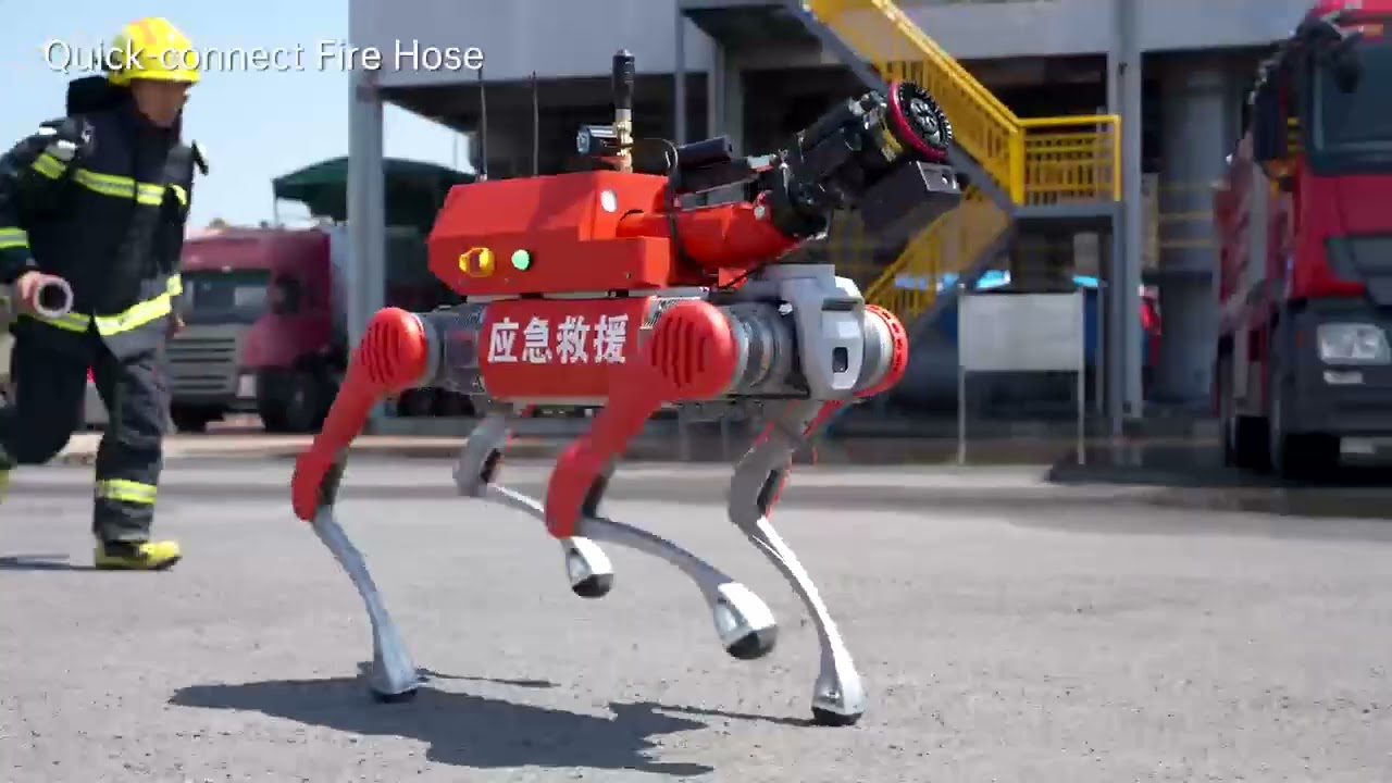 Unitree Robot Firefighting Solution