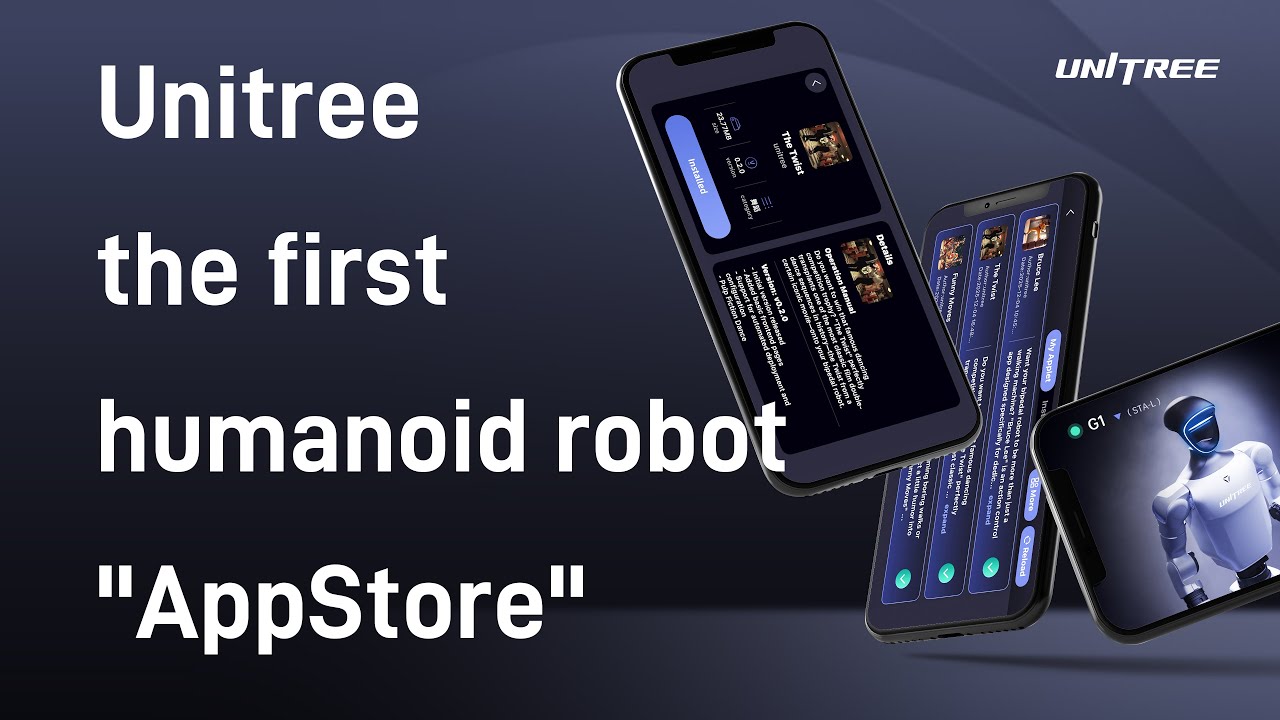Unitree Debuts the World’s First Humanoid Robot “App Store”
