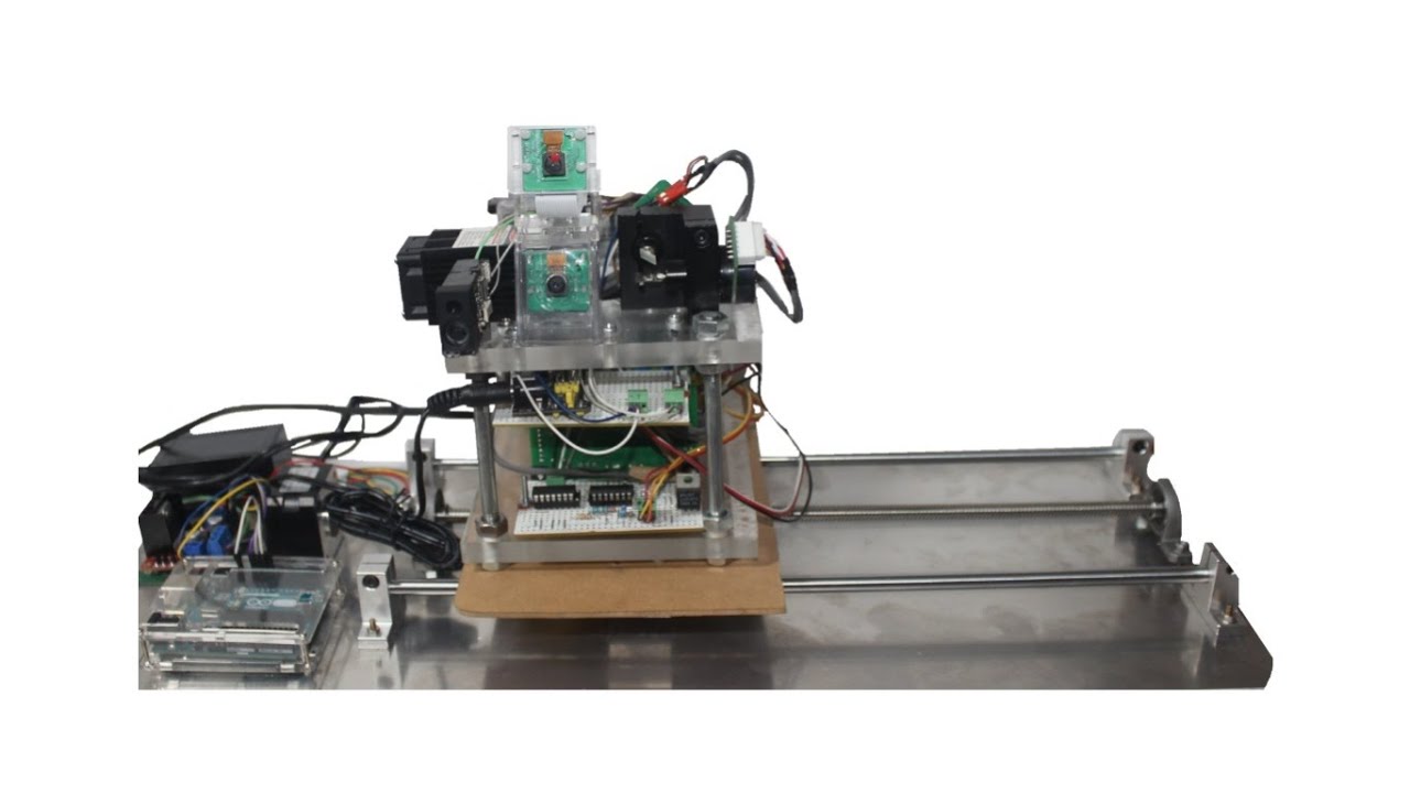 Adjusting process device for Kill Mosquitoes by Laser. Control the Yellow LED position