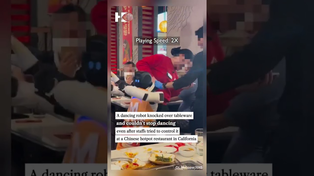 A robot in China just smashed some dishes started