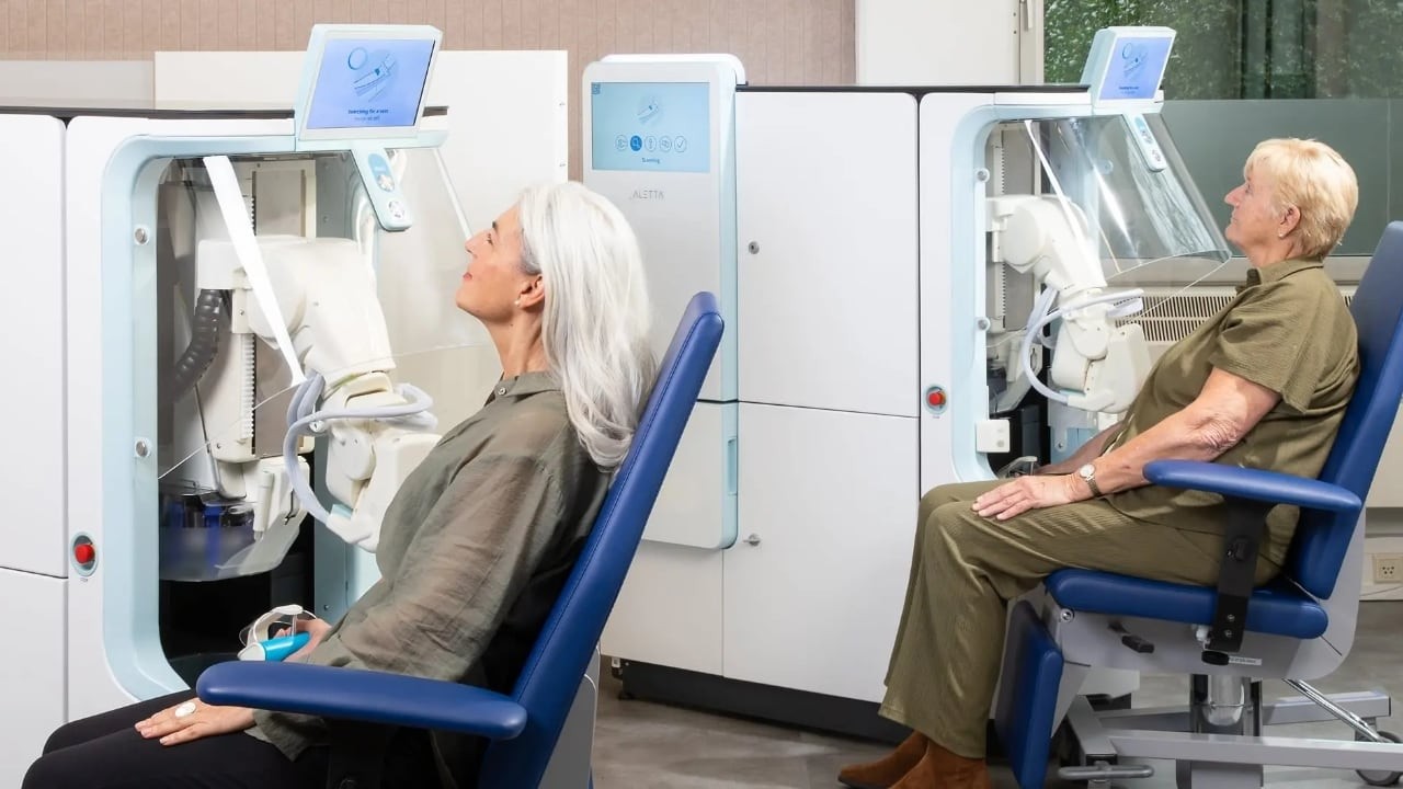 FDA approves Aletta, a robot that can find your vein and draw blood without human help