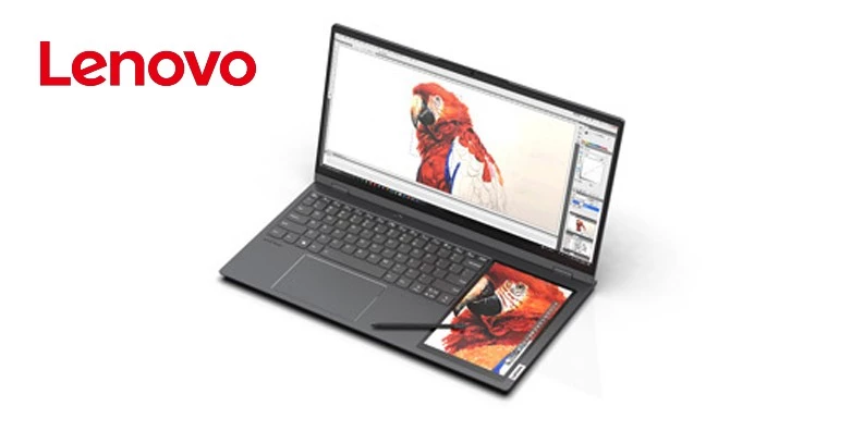 Lenovo выпустит ноутбук Thinkbook Plus с дисплеем на клавиатуре