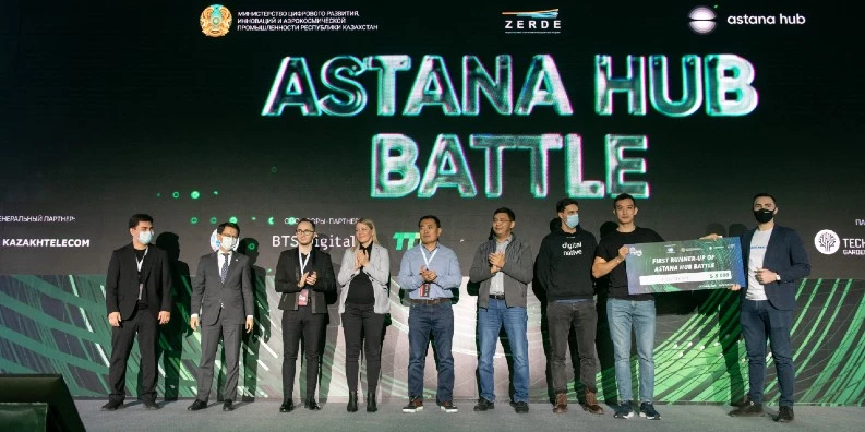 Победители Astana Hub Battle получили $18.000 на площадке Digital Bridge 2021