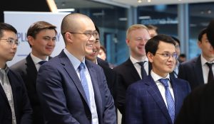 Чанпэн Чжао посетил Международный технопарк IT-стартапов Astana Hub