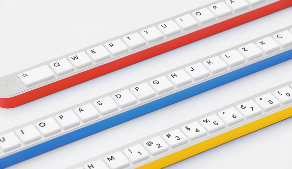 В Японии представили однорядную «антикотиковую» клавиатуру шириной 1,65 метра