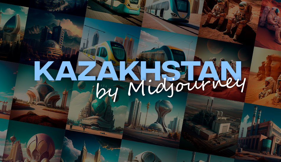 Нейросеть Midjourney показала, как она видит Казахстан