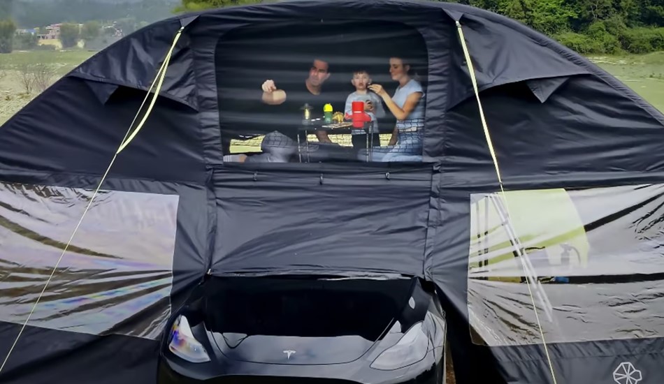 Стартап Thecatal представил двухэтажный гибрид палатки и гаража