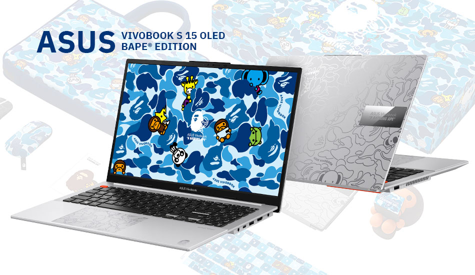 ASUS представляет яркий ноутбук Vivobook S 15 OLED BAPE® Edition