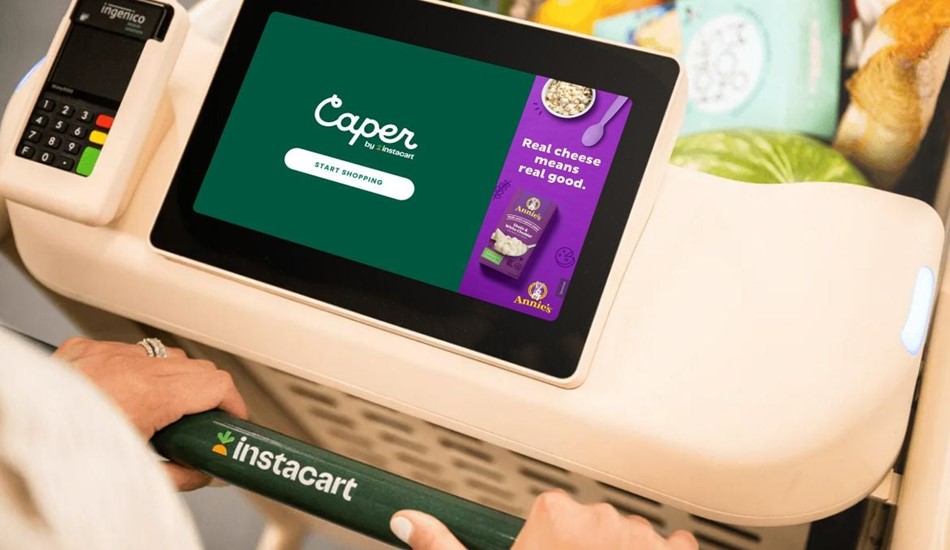 Instacart внедряет рекламу на тележках в супермаркетах