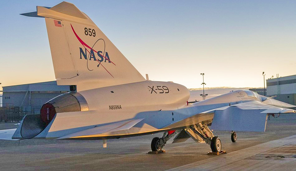 NASA представило революционный сверхзвуковой самолет X-59 Quesst