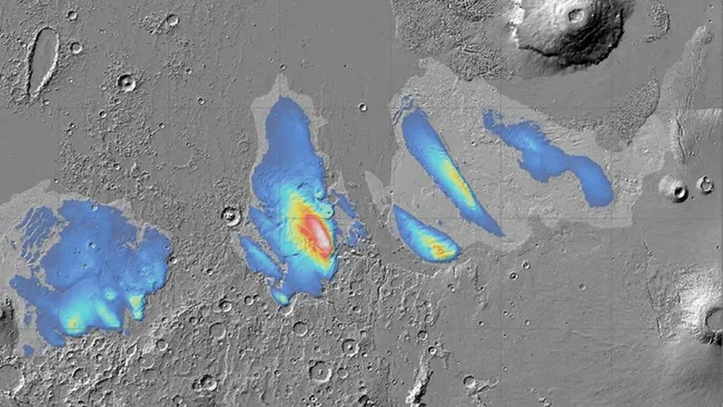 На Марсе обнаружены гигантские запасы воды