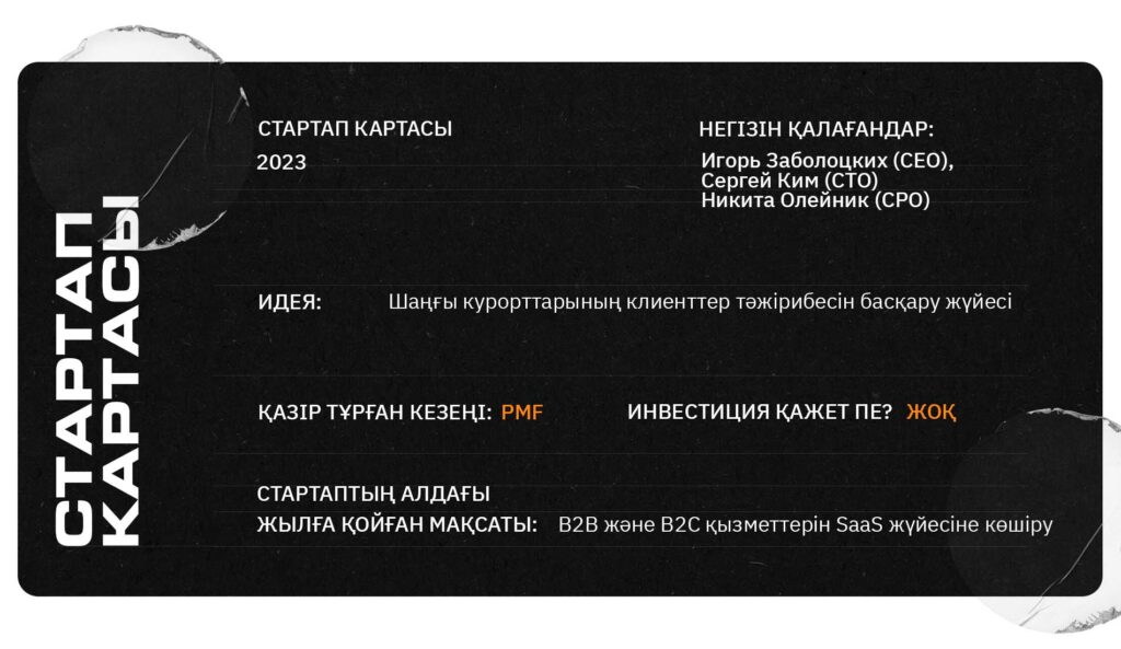 Resortix — белсенді демалыс индустриясын өзгертетін стартап