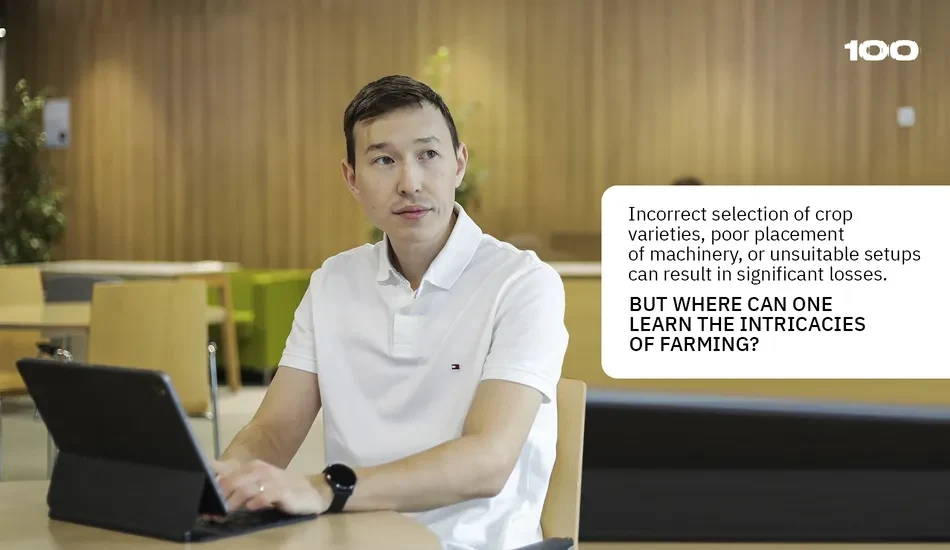 farming startup Baibolsyn