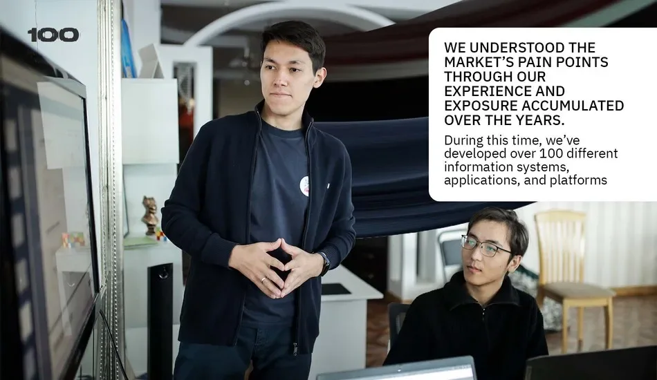 Team create and has developed near 100 applications, it platforms