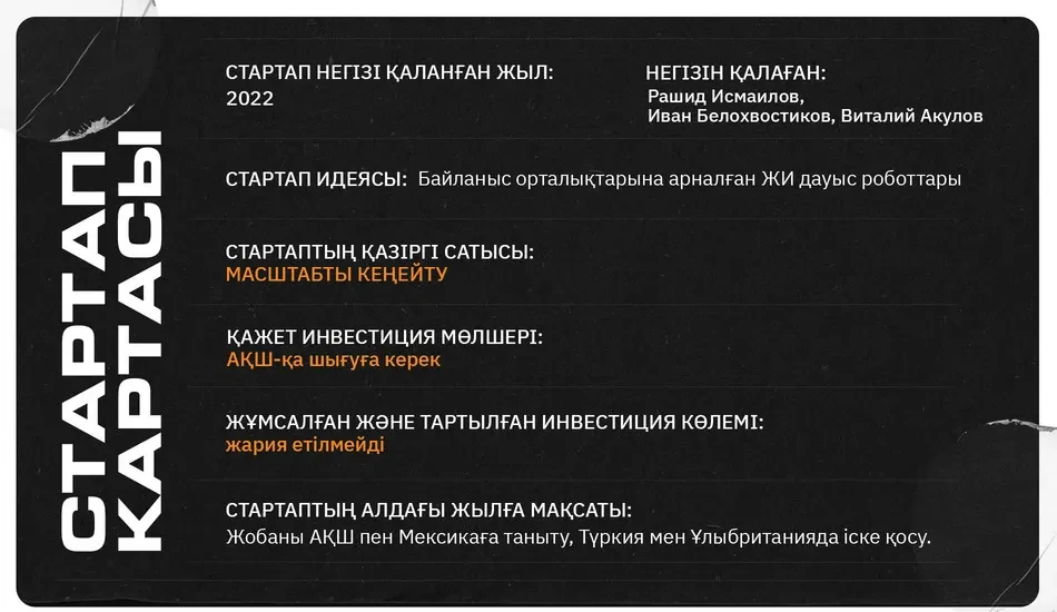 стартап Cybernet карточка