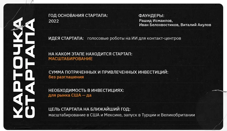 карточка с данными Cybernet