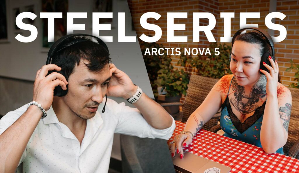 Гарнитура SteelSeries Arctis Nova 5 – легкая, удобная, игровая Гарнитура SteelSeries Arctis Nova 5 – легкая, удобная, игровая