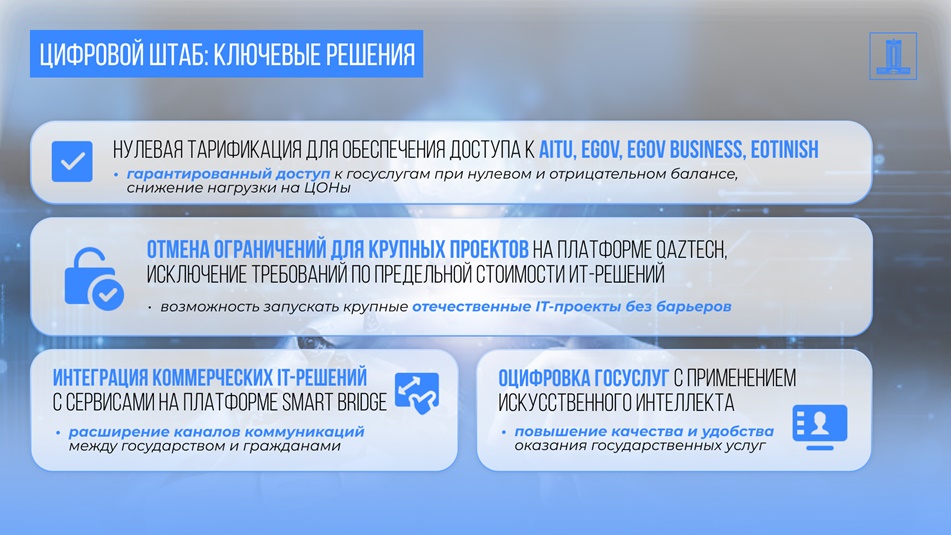 Постоянный доступ к Aitu, eGov и eOtinish получат казахстанцы