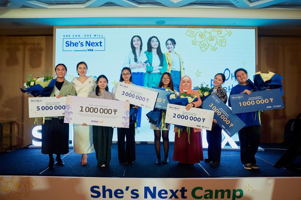Visa және Halyk Қазақстандағы She’s Next, Empowered by Visa бастамасының төртінші толқынының жеңімпаздарын анықтады Visa және Halyk Қазақстандағы She’s Next, Empowered by Visa бастамасының төртінші толқынының жеңімпаздарын анықтады