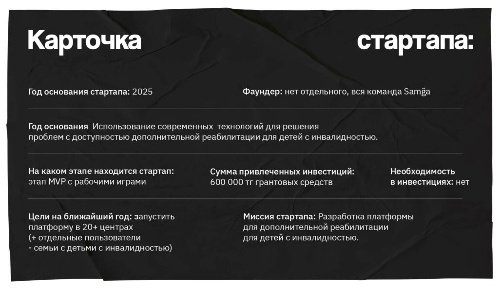 Стартап Samğa: как юные казахстанки делают реабилитацию доступной для всех