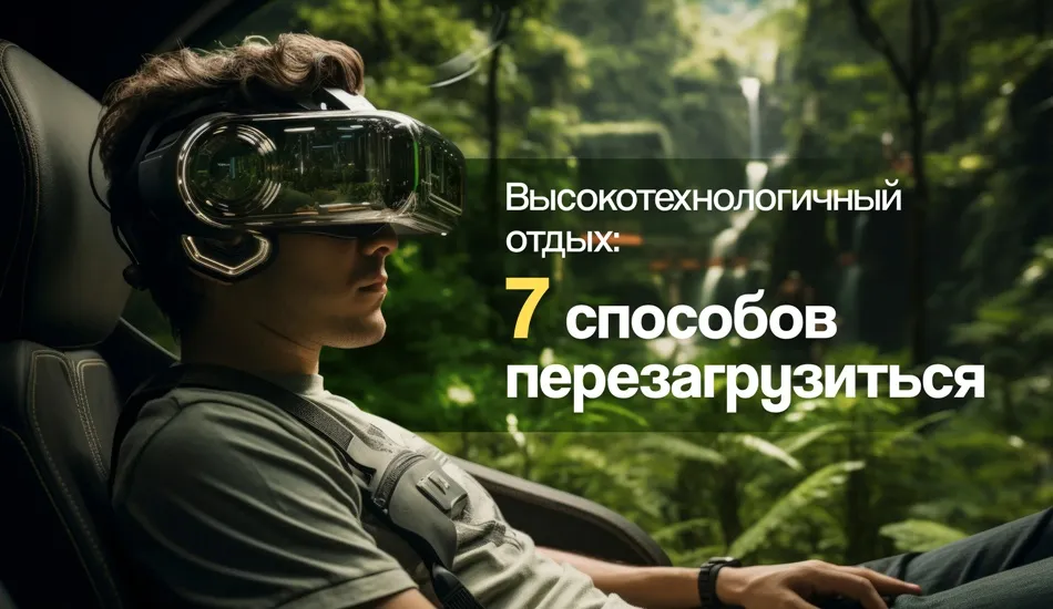 Отдых с высокими технологиями: 7 способов перезагрузиться отдых