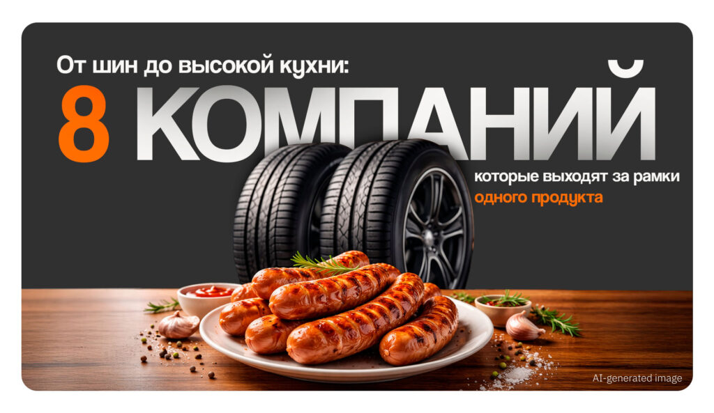 От шин до высокой кухни: 8 компаний, которые выходят за рамки одного продукта