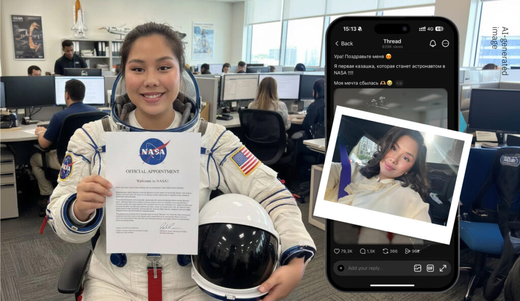 Казахстанка разыграла людей, выдав себя за сотрудницу NASA