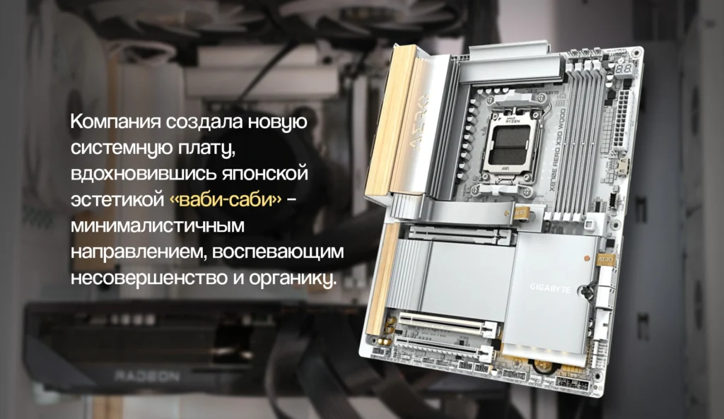 GIGABYTE X870E AERO X3D WOOD: мощная системная плата с изысканным дизайном