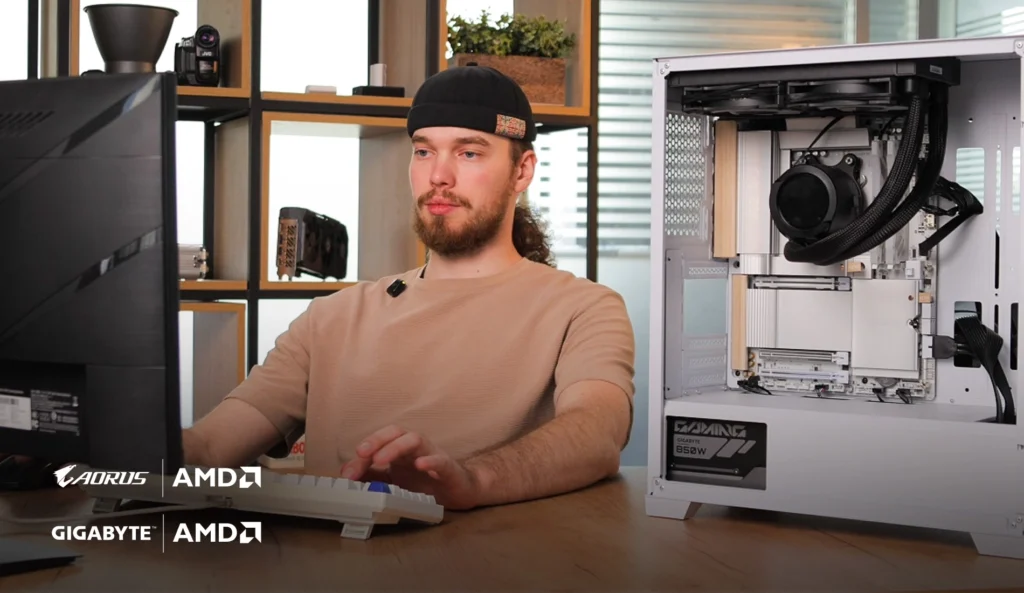 GIGABYTE X870E AERO X3D WOOD: мощная системная плата с изысканным дизайном