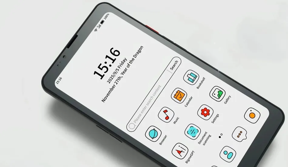смартфон E ink
