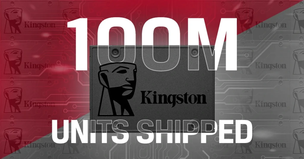 Kingston достигла важной вехи — по всему миру отгружено 100 миллионов SATA SSD A400 Kingston достигла важной вехи — по всему миру отгружено 100 миллионов SATA SSD A400
