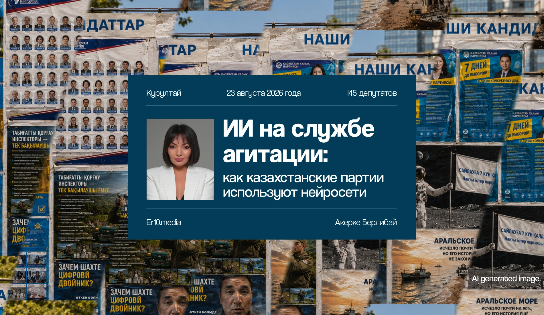 ИИ на службе агитации: как казахстанские партии используют нейросети